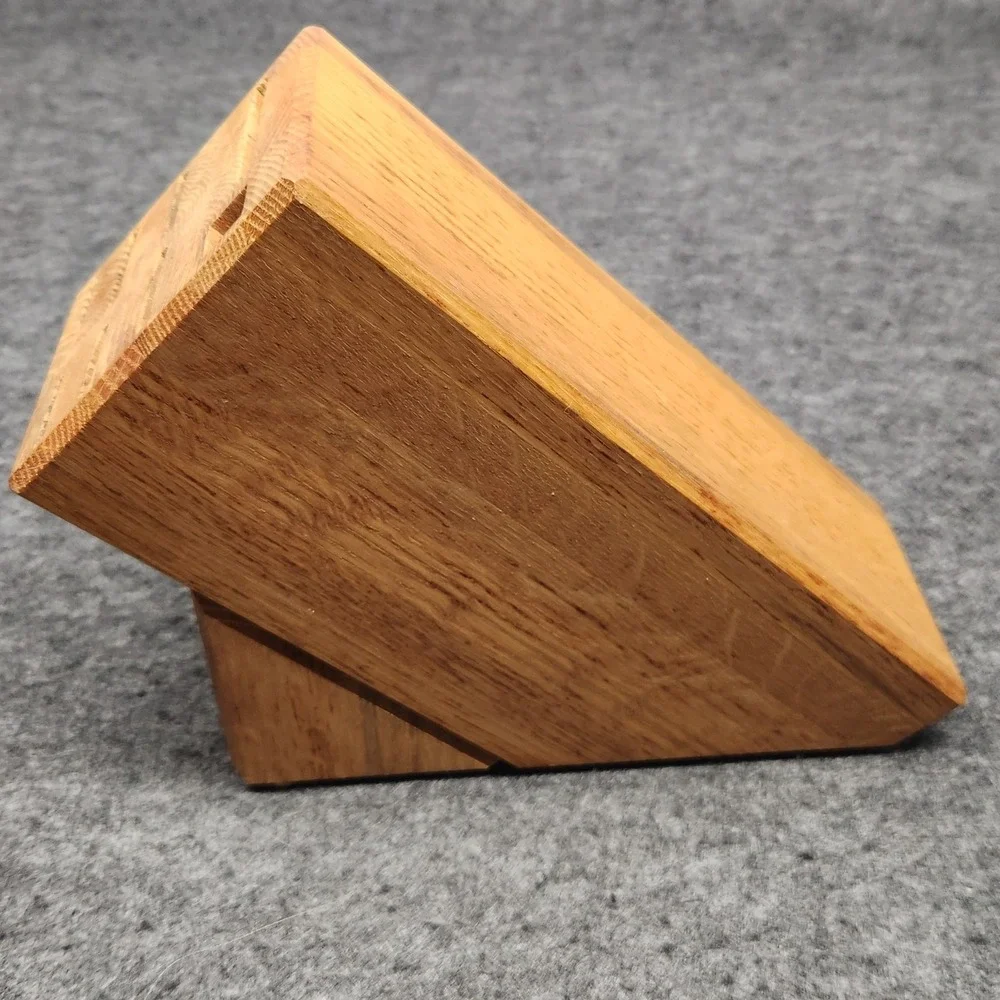 Wusthof Trident Wooden Countertop Knife Block Holder 9 Slot Piece